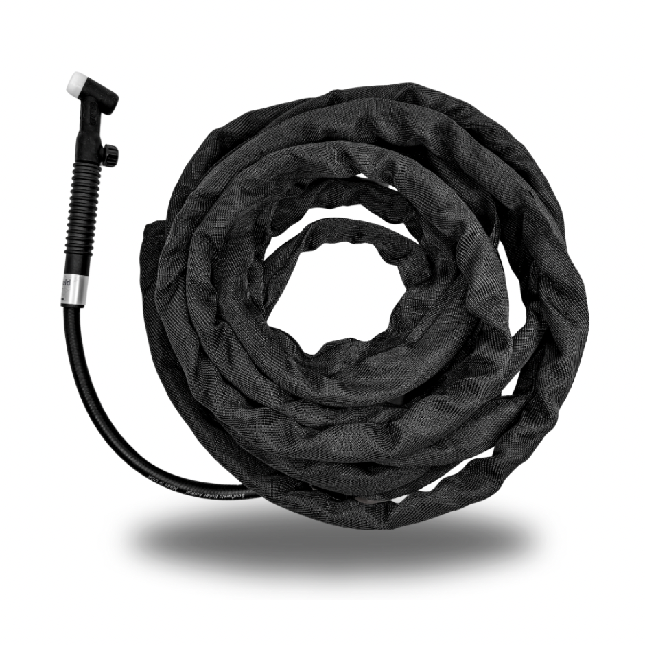 Braided Black Nylon Cable Cover--Zipper